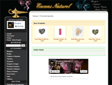 Tablet Screenshot of encens-naturel.com